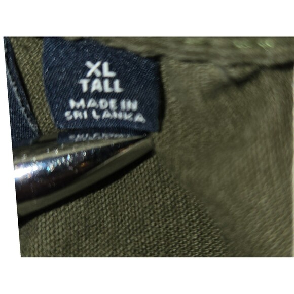 GAP MENS CORDUROY OLIVE GREEN JOGGERS SZ XL Tall - Picture 4 of 7